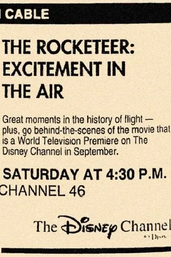 Póster de Rocketeer: Excitement in the Air
