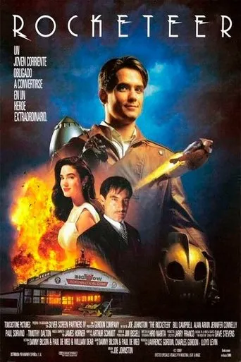 Póster de Rocketeer (1991) con Darryl Henriques como G-Man