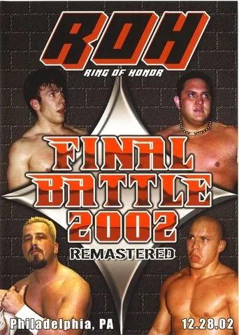Póster de ROH: Final Battle 2002
