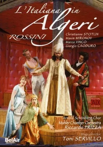 Póster de Rossini: L'Italiana in Algeri - Festival d'Aix-en-Provence