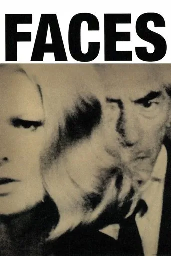 Póster de Rostros (1968) con Seymour Cassel como Chet