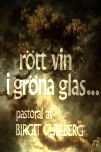 Póster de Rött vin i gröna glas