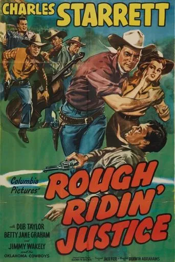 Póster de Rough Ridin' Justice