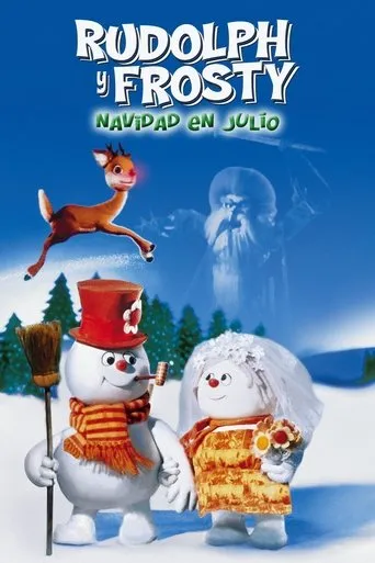 Póster de Rudolph y Frosty Navidad en Julio (1979) con Bob McFadden como Donner (voice)