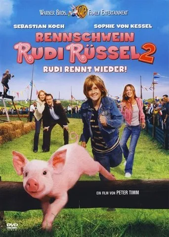 Póster de Rudy, el cerdito de carreras (2007) con Sybille J. Schedwill como Frau Böhme