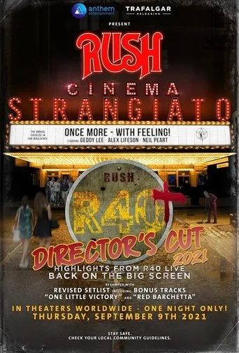 Póster de Rush: Cinema Strangiato - R40+ Director's Cut