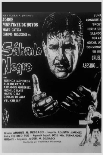 Póster de Sábado negro