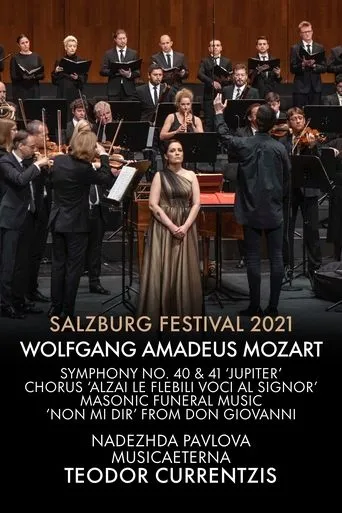 Póster de Salzburger Festspiele 2021: Teodor Currentzis und musicAeterna spielen Mozart