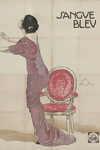 Póster de Sangre azul (1914) con Francesca Bertini