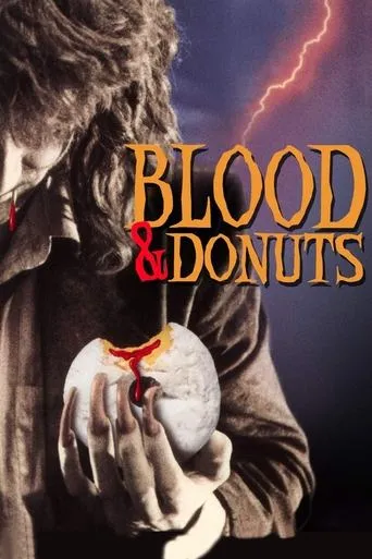 Póster de Sangre y Donuts (1995) con Fiona Reid como Rita