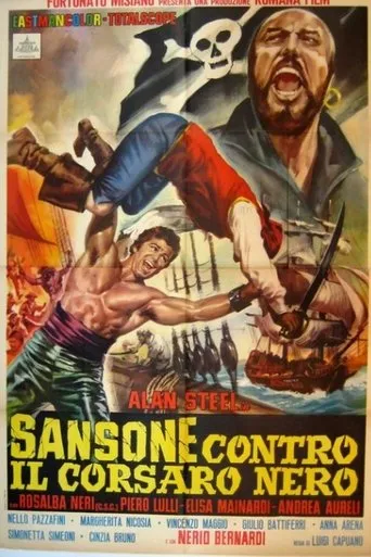 Póster de Sansón contra el corsario negro
