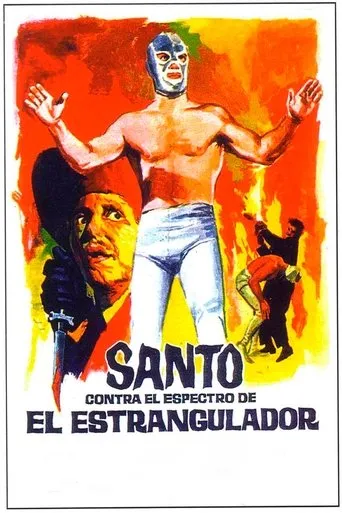 Póster de Santo contra el espectro del estrangulador (1966) con El Santo como Santo
