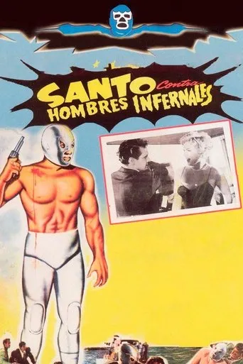 Póster de Santo contra hombres infernales