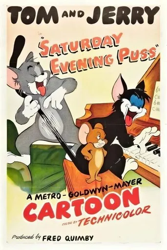 Póster de Saturday Evening Puss