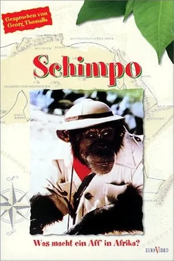 Póster de Schimpo, was macht ein Aff' in Afrika?