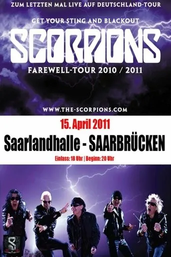 Póster de Scorpions - Live au Saarlandhalle Saarbrucken