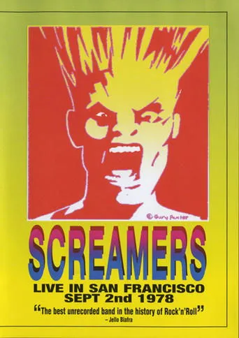 Póster de Screamers – Live In San Francisco: Sept 2nd 1978