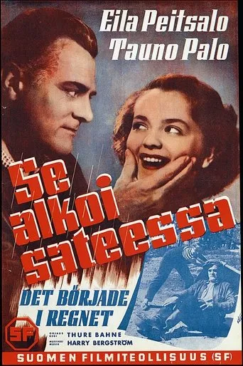 Póster de Se alkoi sateessa