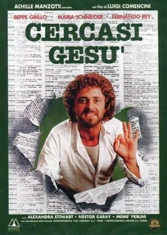 Póster de Se busca a Jesús (1982) con Beppe Grillo como Giovanni