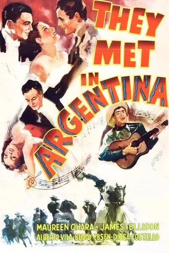 Póster de Se conocieron en Argentina (1941) con James Ellison como Tim Kelly