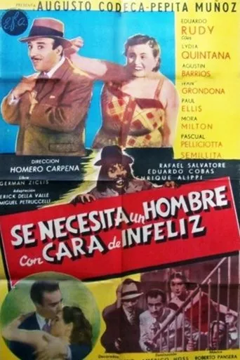 Póster de Se necesita un hombre con cara de infeliz