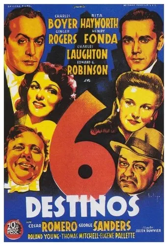 Póster de Seis destinos (1942) con Cordell Hickman como Little Nicodemus (Robeson sequence)