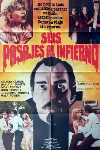 Póster de Seis pasajes al infierno