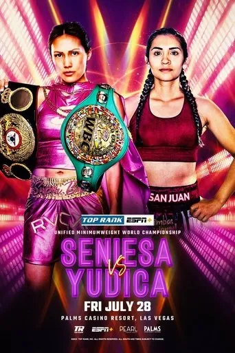 Póster de Seniesa Estrada vs. Leonela Yudica