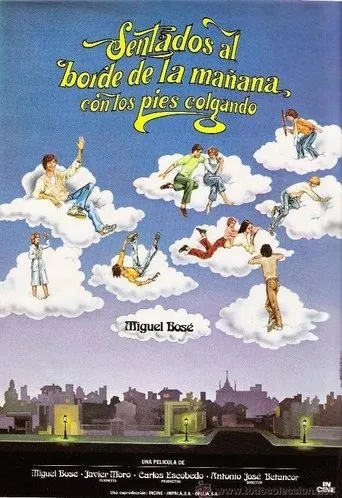 Póster de Sentados al borde de la mañana con los pies colgando