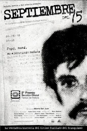Póster de Septiembre del 75