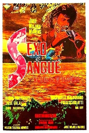 Póster de Sexo e Sangue na Trilha do Tesouro