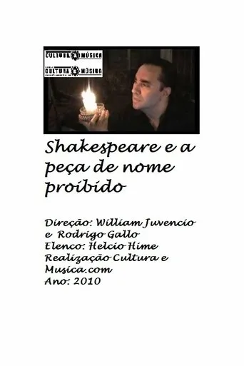 Póster de Shakespeare e a Peça de Nome Proibido