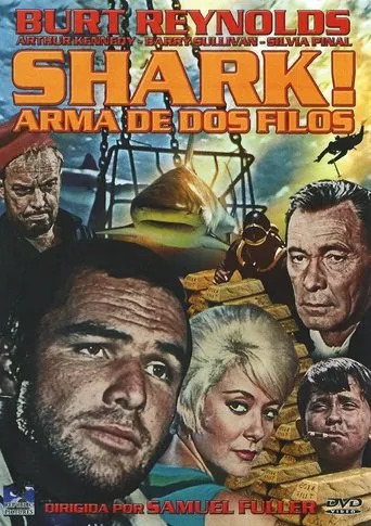 Póster de Shark! Arma de Dos Filos (1969) con Silvia Pinal como Anna