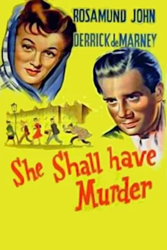 Póster de She Shall Have Murder