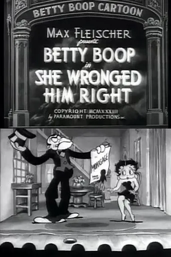 Póster de She Wronged Him Right