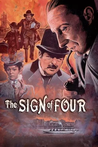 Póster de Sherlock Holmes: El signo de los cuatro