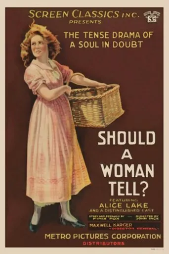 Póster de Should a Woman Tell?