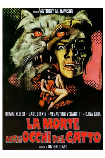 Póster de Siete muertos en el ojo del gato (1973) con Doris Kunstmann como Suzanne