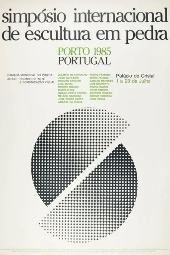 Póster de Simpósio Internacional de Escultura em Pedra