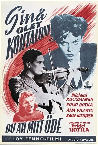 Póster de Sinä olet kohtaloni