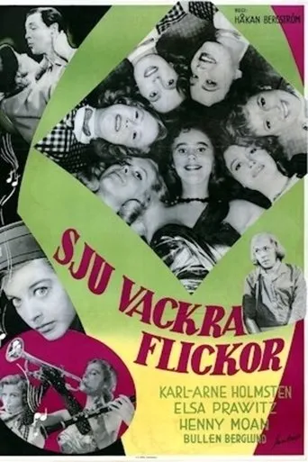 Póster de Sju vackra flickor