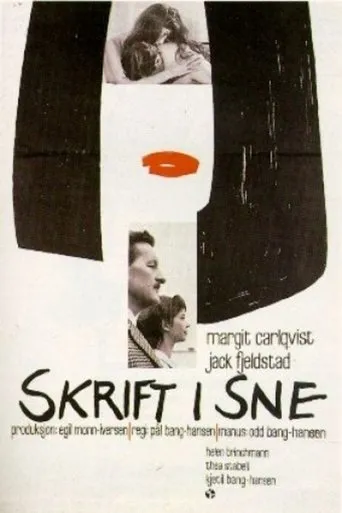 Póster de Skrift i sne