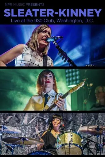 Póster de Sleater-Kinney Live in DC