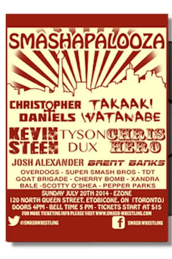 Póster de Smash Wrestling Smashapalooza 2014