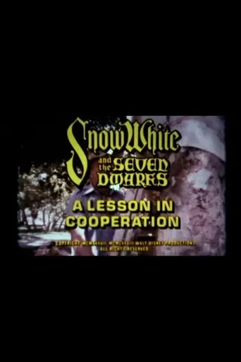 Póster de Snow White and the Seven Dwarfs: A Lesson in Cooperation