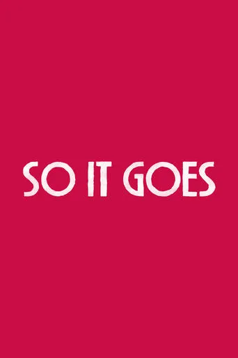 Póster de So It Goes