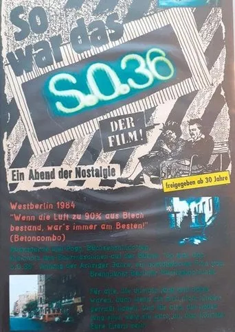Póster de So war das S.O.36