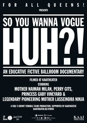 Póster de So You Wanna Vogue Huh?!
