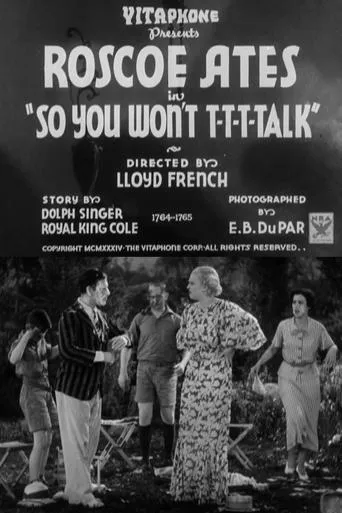 Póster de So You Won't T-T-T-Talk