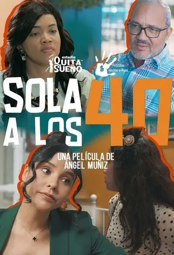 Póster de Sola a los 40